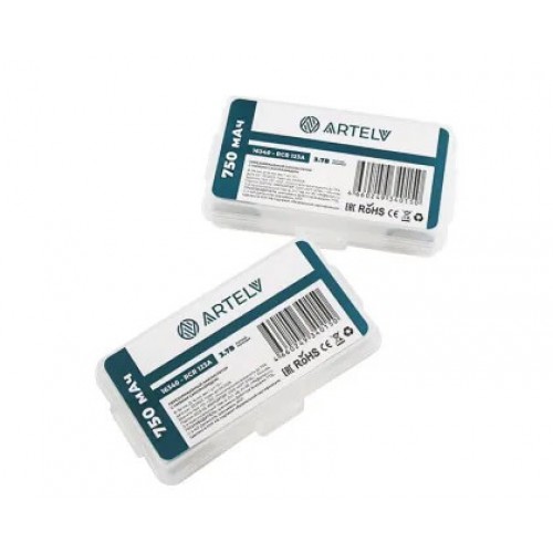 Аккумуляторные батареи RCR123 ARTELV 3.7V Li-Ion 750 mAh в Красноярске