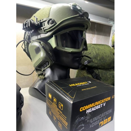"COMMUNICATION HEADSET V" Активные тактические наушники для стрельбы в Красноярске