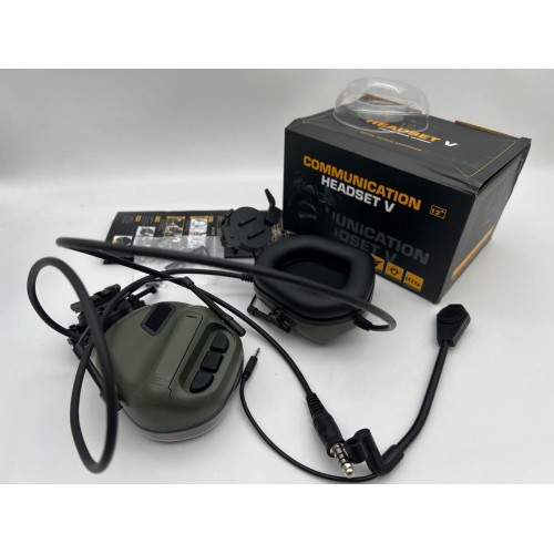 "COMMUNICATION HEADSET V" Активные тактические наушники для стрельбы в Красноярске