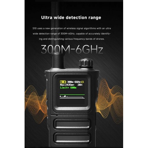 Детектор-обнаружитель дронов SKYDROID S-10 / «СОКОЛ 10» в Красноярске портативный всенаправленный